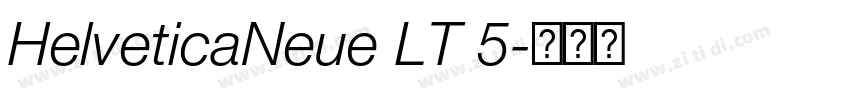 HelveticaNeue LT 5字体转换